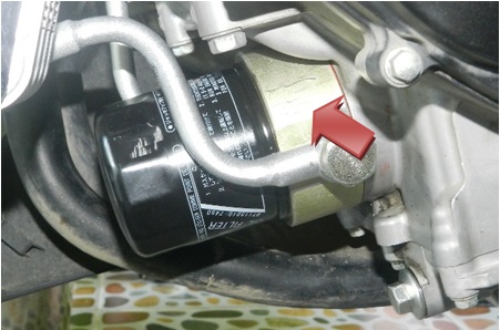 Review Oil  Cooler  4 Baris Suzuki Satria  FU  di Yamaha R25 